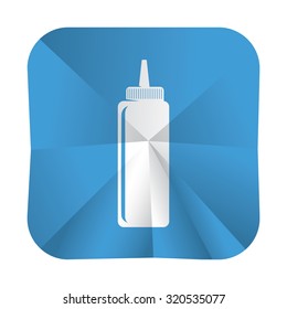 vector illustration of modern icon gravy boat