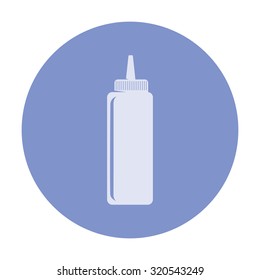 vector illustration of modern icon gravy boat