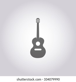 vector illustration of modern icon guitar