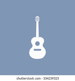 vector illustration of modern icon guitar