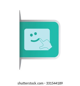 vector illustration of modern icon handmade