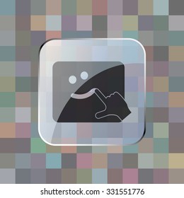 vector illustration of modern icon handmade