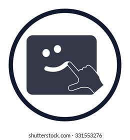 vector illustration of modern icon handmade