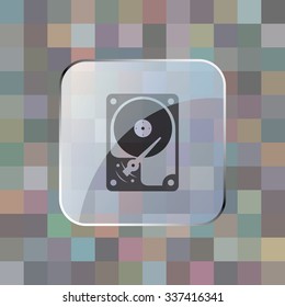 vector illustration of modern icon hard drive