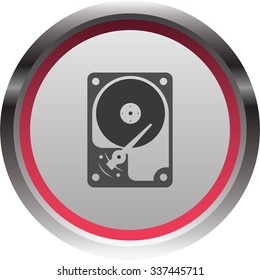 vector illustration of modern icon hard drive