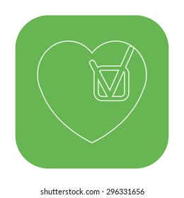 vector illustration of modern icon health