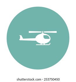 vector illustration of modern  icon helicopter