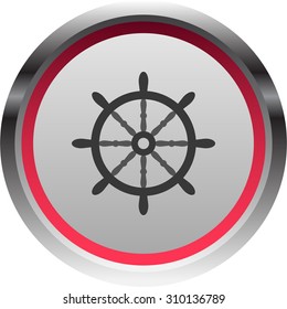 vector illustration of modern icon helm