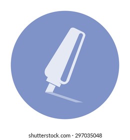 vector illustration of modern icon highlighter