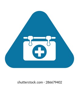 vector illustration of modern icon hospital