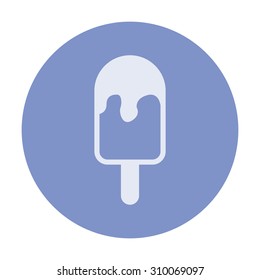 vector illustration of modern icon ice cream