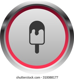 vector illustration of modern icon ice cream