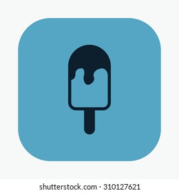 vector illustration of modern icon ice cream