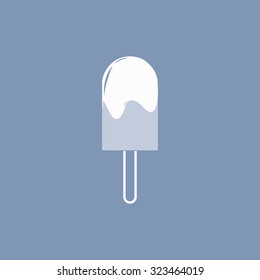 vector illustration of modern icon ice cream