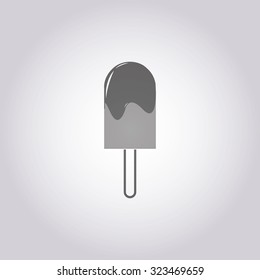 vector illustration of modern icon ice cream