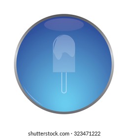 vector illustration of modern icon ice cream