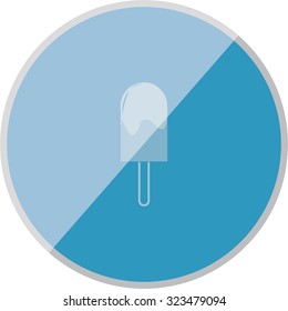 vector illustration of modern icon ice cream