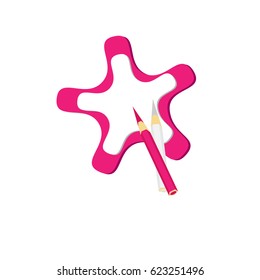 vector illustration modern icon isolated banner on background