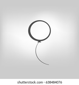 vector illustration modern icon isolated air ballon on background transparency