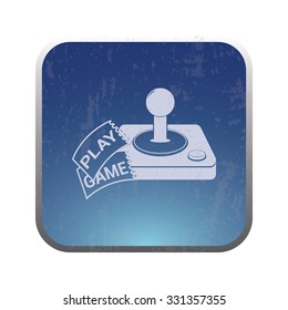 vector illustration of modern icon joystick