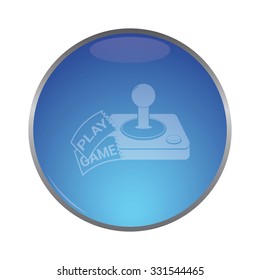 vector illustration of modern icon joystick