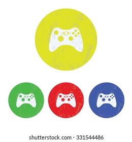 vector illustration of modern icon joystick