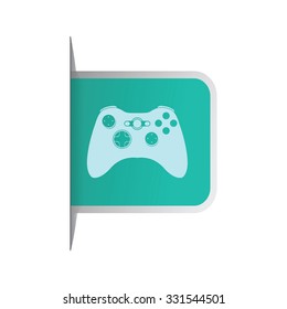 vector illustration of modern icon joystick