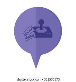 vector illustration of modern icon joystick