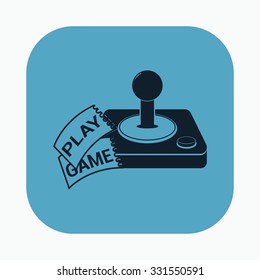 vector illustration of modern icon joystick