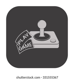 vector illustration of modern icon joystick