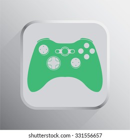 vector illustration of modern icon joystick