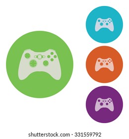 vector illustration of modern icon joystick