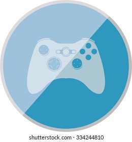 vector illustration of modern icon joystick