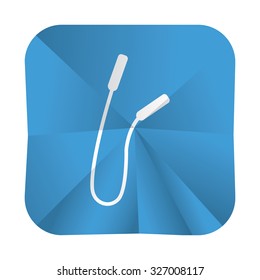 vector illustration of modern icon jump rope