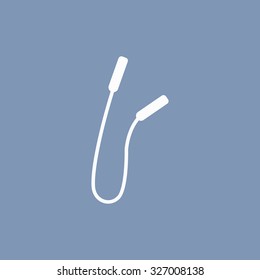 vector illustration of modern icon jump rope