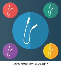 vector illustration of modern icon jump rope