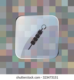 vector illustration of modern icon kebab