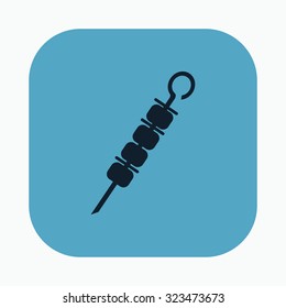 vector illustration of modern icon kebab