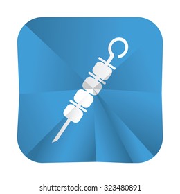 vector illustration of modern icon kebab