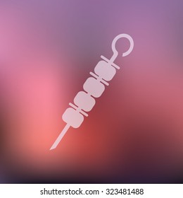 vector illustration of modern icon kebab