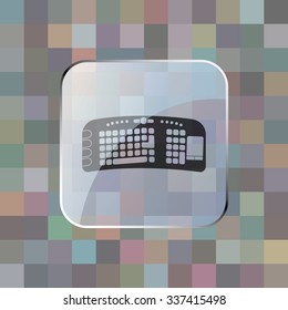 vector illustration of modern icon keyboard
