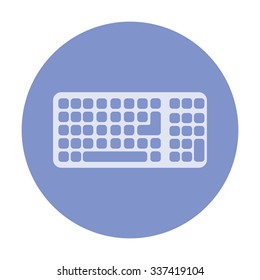 vector illustration of modern icon keyboard