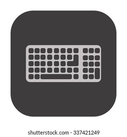 vector illustration of modern icon keyboard