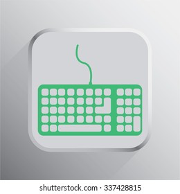 vector illustration of modern icon keyboard