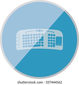 vector illustration of modern icon keyboard