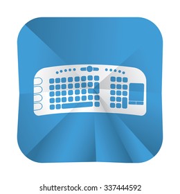 vector illustration of modern icon keyboard