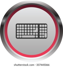 vector illustration of modern icon keyboard