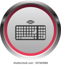 vector illustration of modern icon keyboard