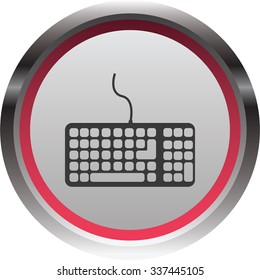 vector illustration of modern icon keyboard