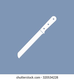 vector illustration of modern icon knife